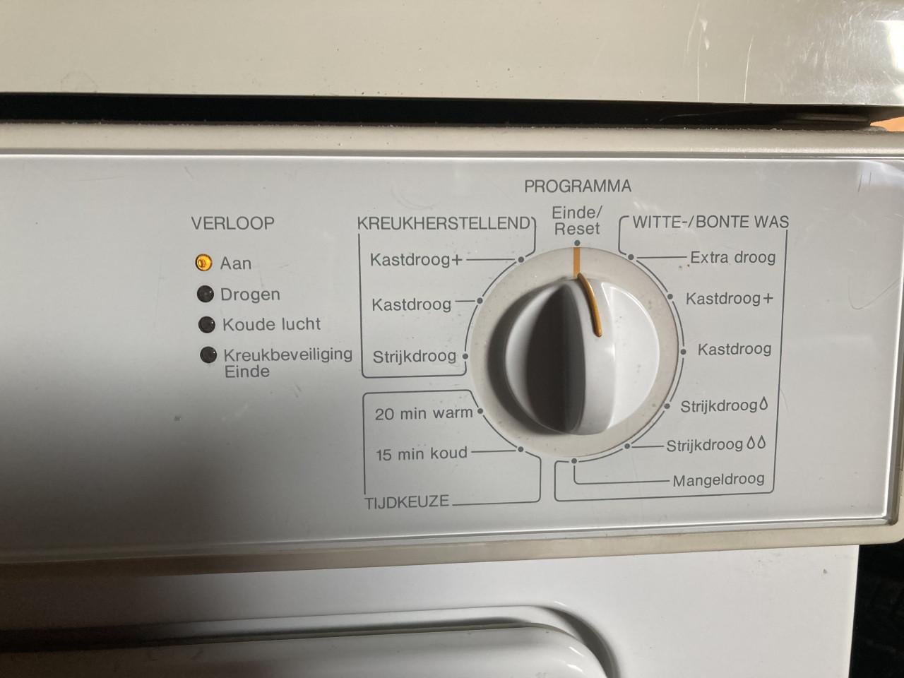 Miele wasdroger met afvoerslang