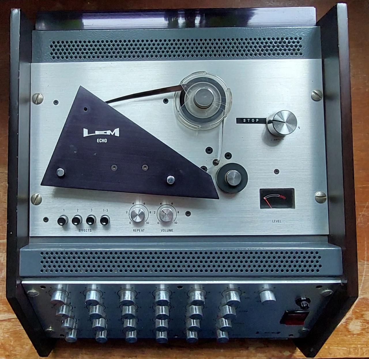 LEM BABY tape echo mixer amplifier in flight case