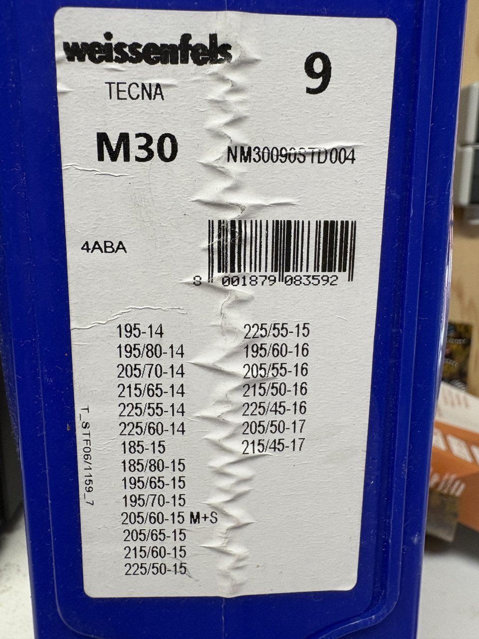 Sneeuwkettingen Weissenfels Tecna M30 9mm, maat 9