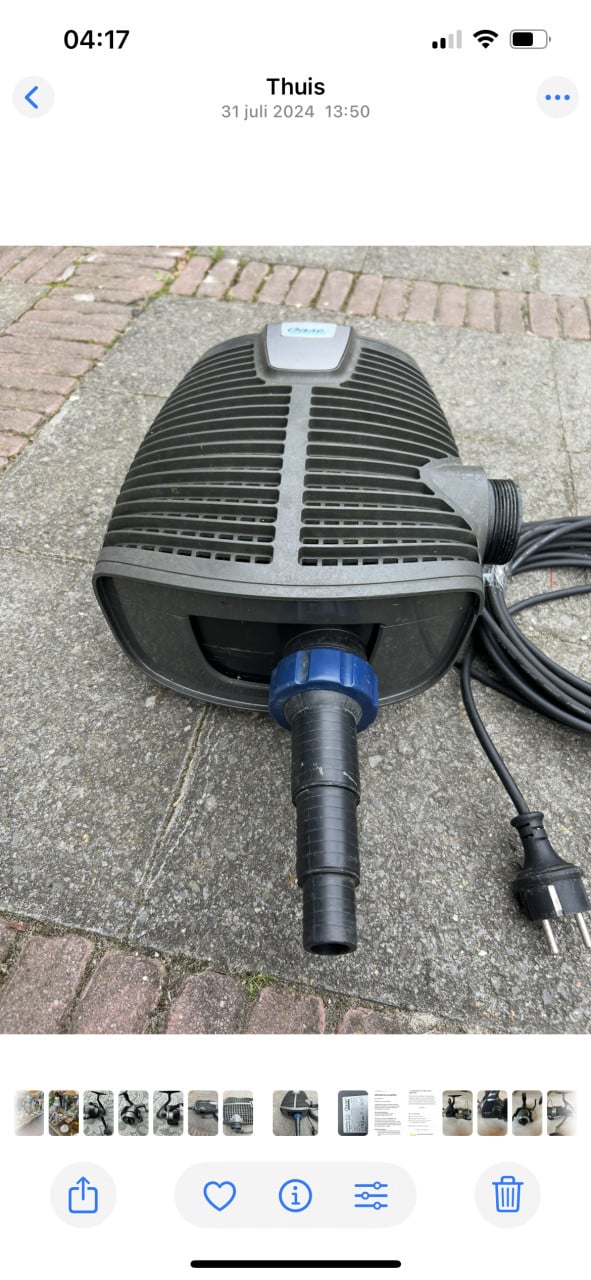 Te koop oase eco primium 8000 lpu sterke en zuinige Vijverpomp