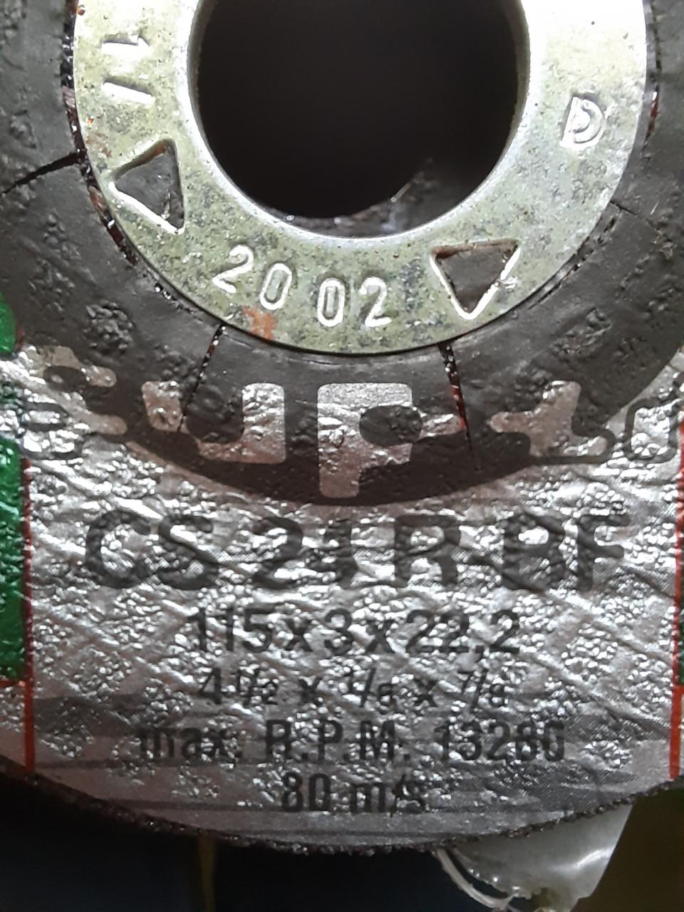 Partij slijpschijven diverse maten, zie foto’s.