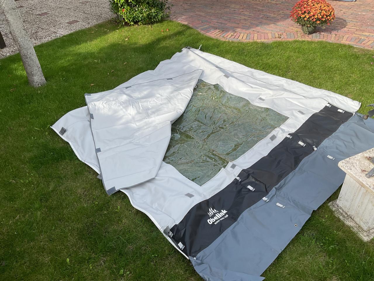 Caravan voortent aanbouw zeilen
