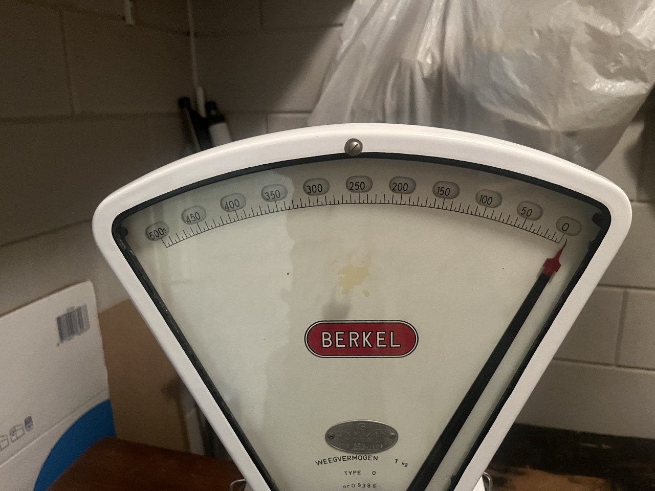 Weegschaal Berkel Type 0, 1 kg   1966