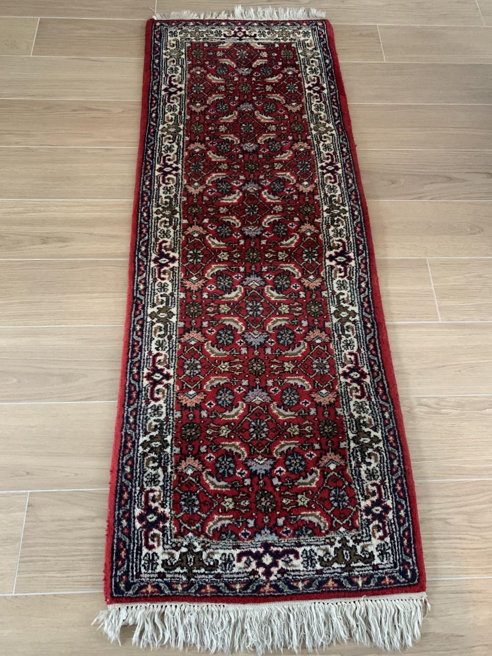 ✨Super Leuk Handgeknoopt Vintage Lopertje✨182 x 67 cm✨