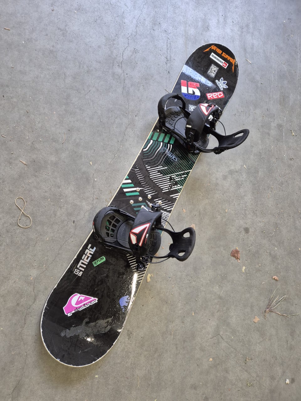 Complete Snowboard Set: Flow Merc 159 + Flow Snelinstap Bindingen