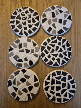 Mozaiek onderzetters