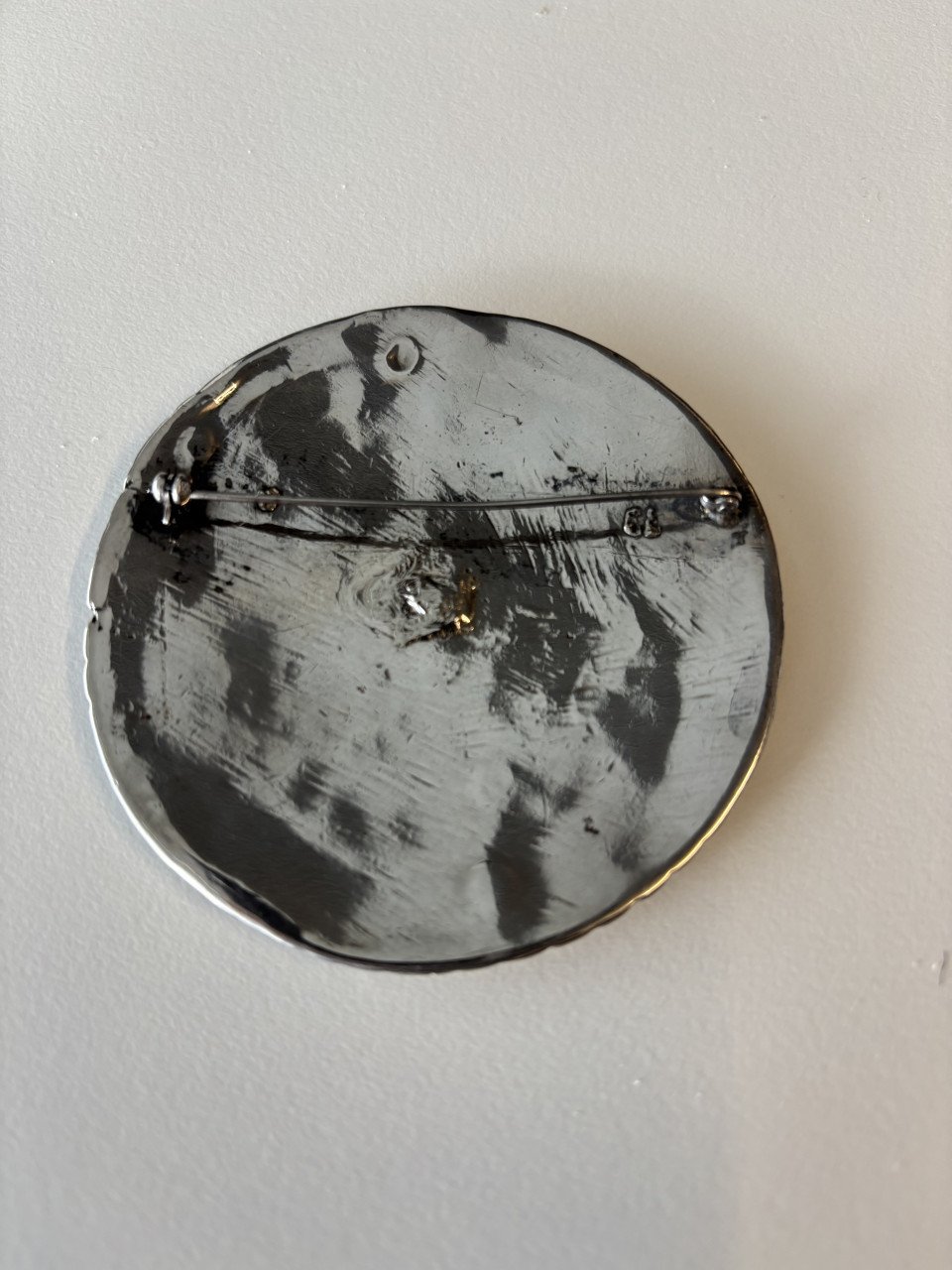 Zilveren broekstuk/klepstuk 7,5 cm