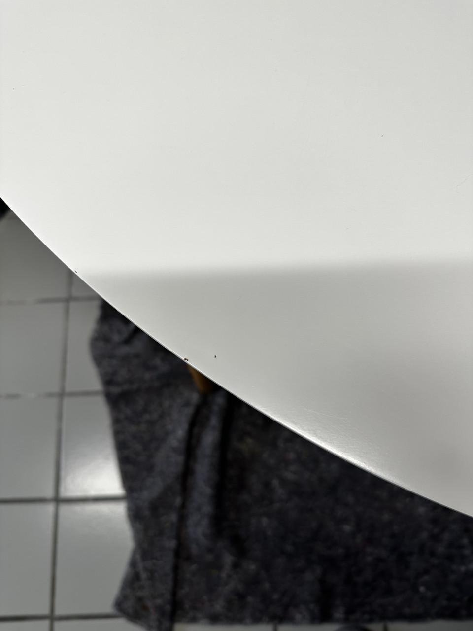 Ronde witte tafel uitschuifbaar