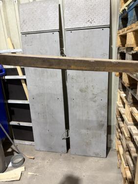 Autobrug uitlijn plaaten set 4,8m