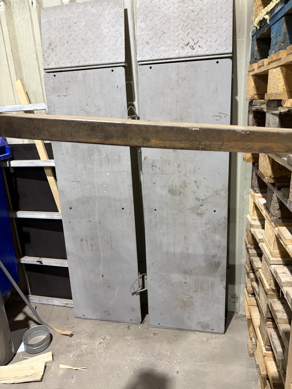 Autobrug uitlijn plaaten set 4,8m