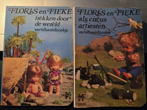 2 x Vertelbeeldboekje Floris en Fieke 1976