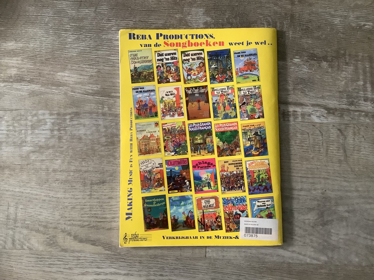 Bladmuziek: 2x Dit Songboek zocht ik, Made in Holland 6, Italian Favorites