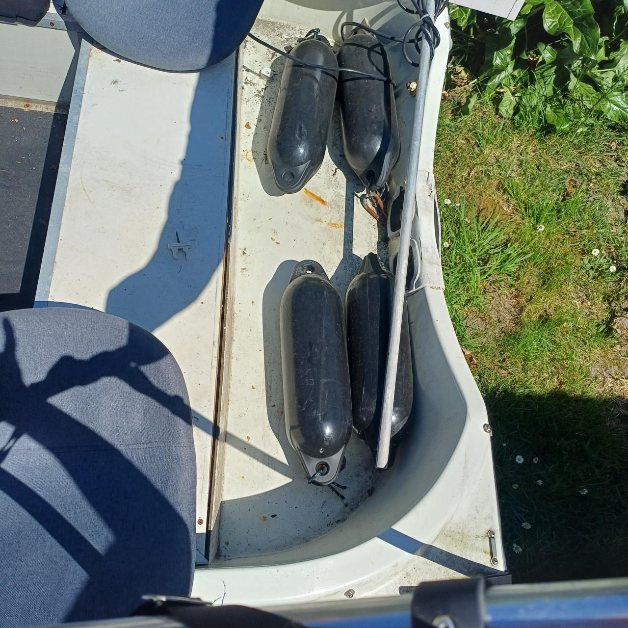 Boot met trailer zonder motor