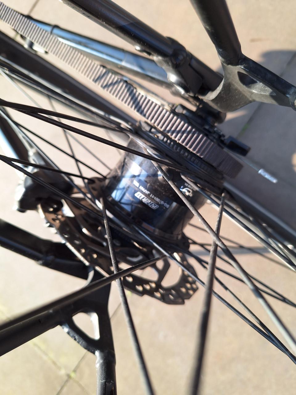 Fiets met Pendix aandrijving