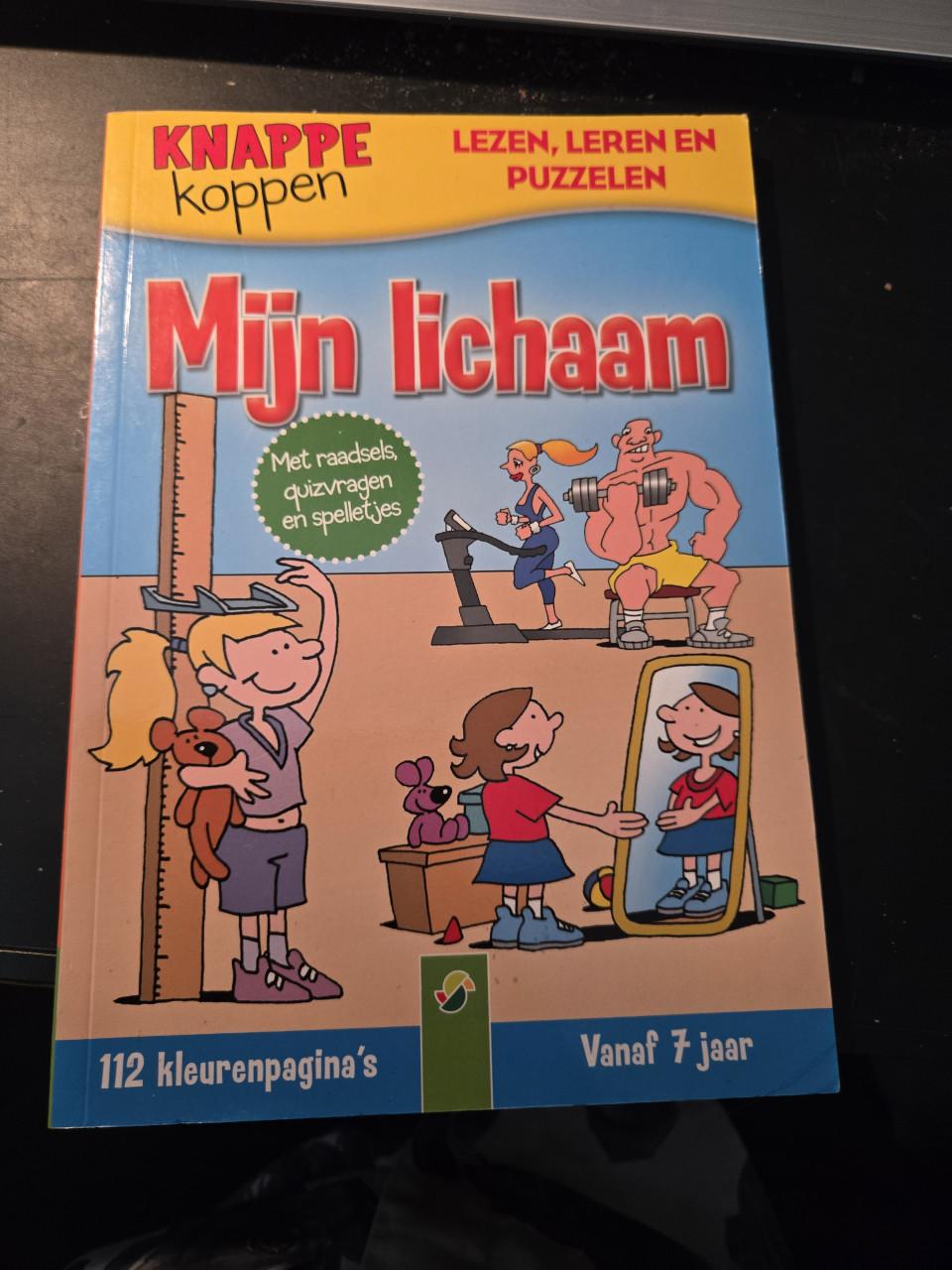 Knappe Koppen boek "Mijn lichaam"   vol puzzels en quizvragen