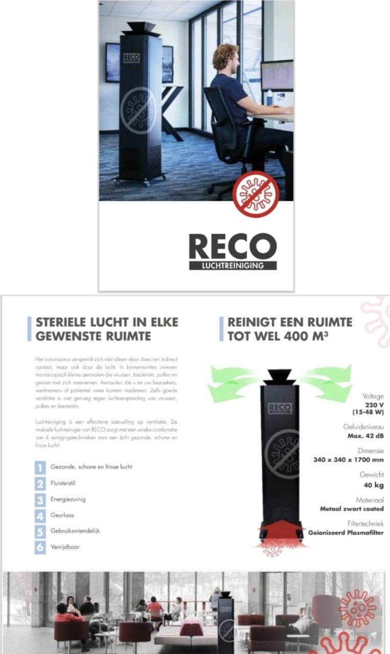 Reco luchtreiniger