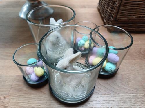 Gusta aperoset - Metalen Houder Met Glaasjes 5pcs!