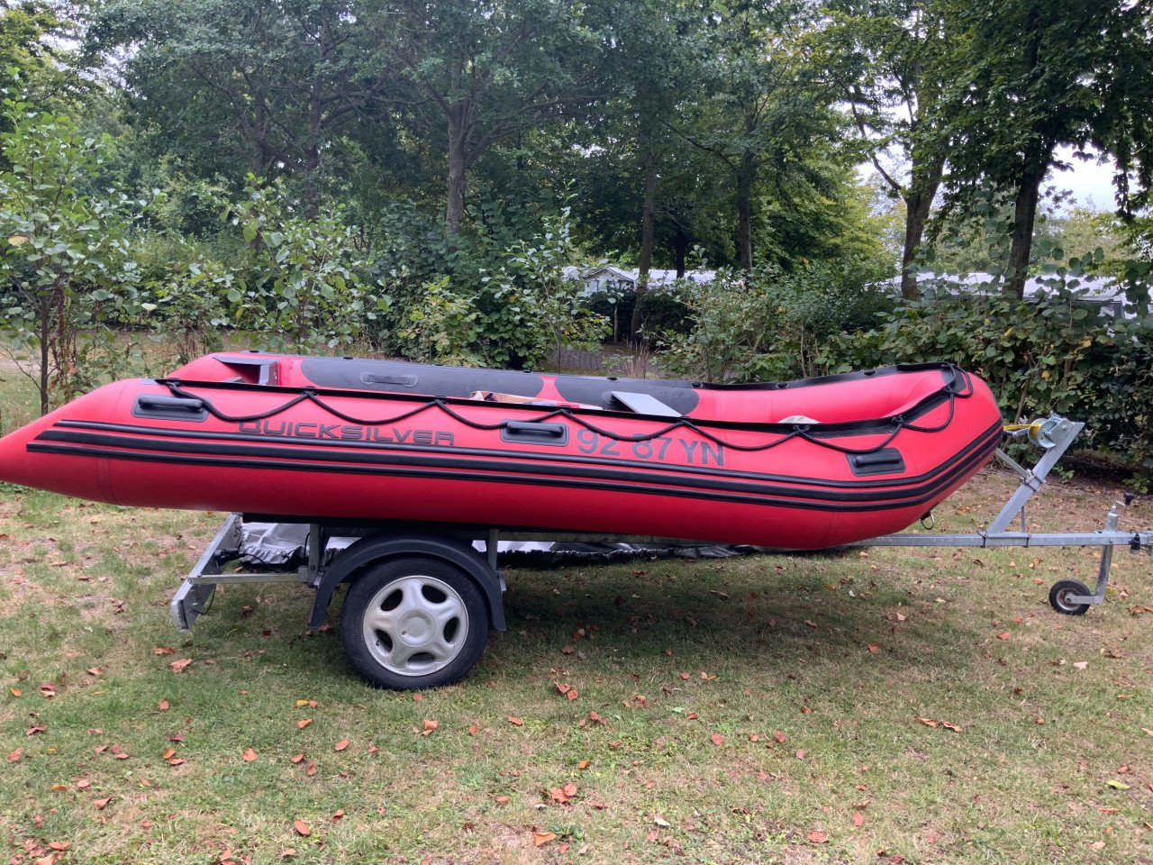 Te koop quicksilver 420 met trailer
