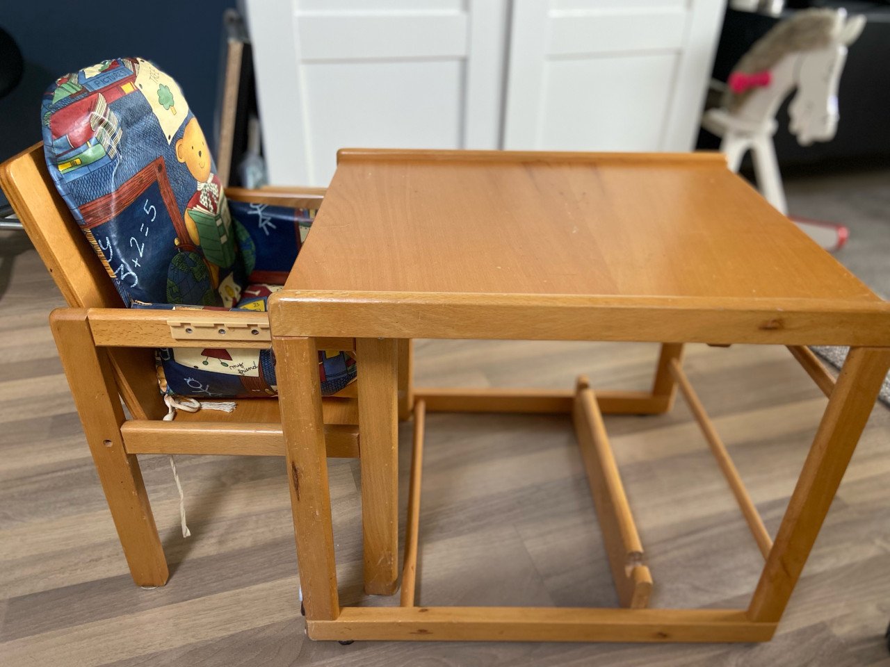 Bopita degelijke kinderstoel, eenvoudig ombouwen naar kindertafel en stoel