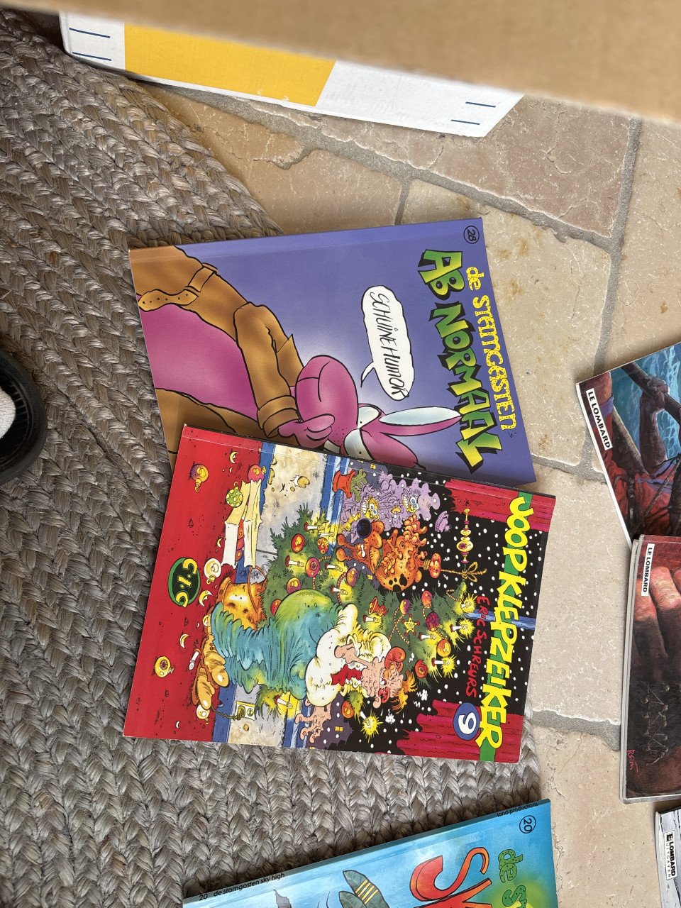 Doos stripboeken