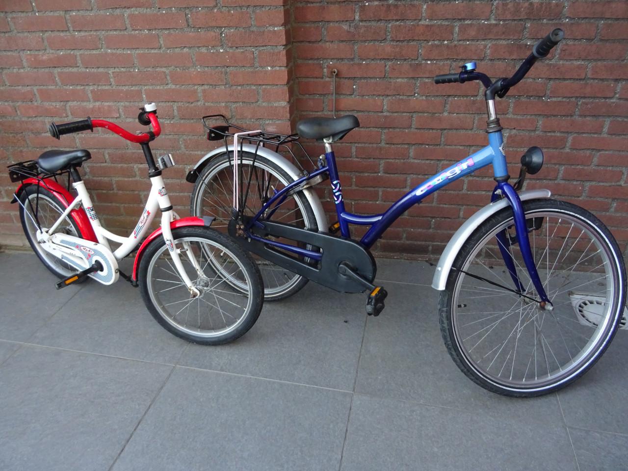 Meisjesfiets 18 inch en 24 inch.  Prijs 24,50 per fiets.