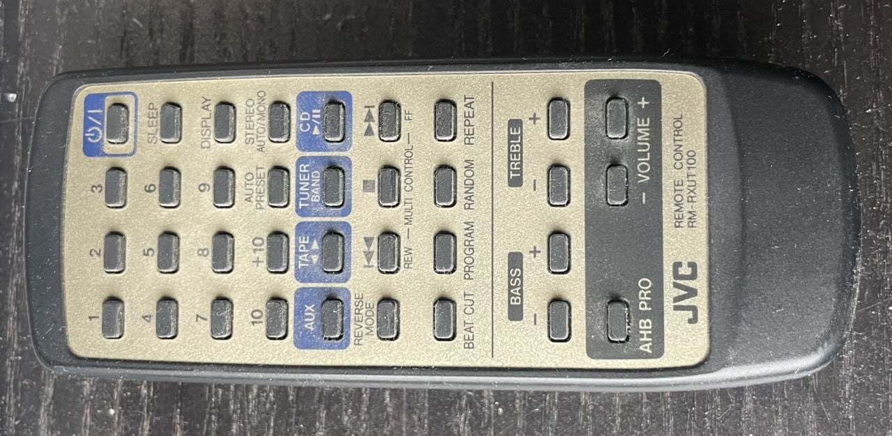 JVC mini toren Radio Cassette CD speler