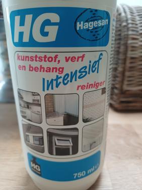 NIEUW: HG kunststof, verf + behang intensief reiniger 750 ml