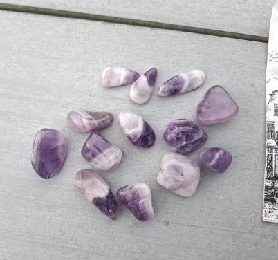 Amethist kwarts edelsteen