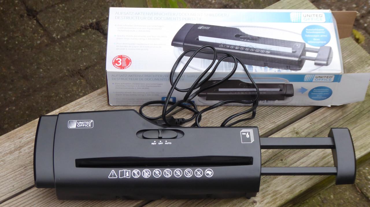 United Office papierversnipperaar