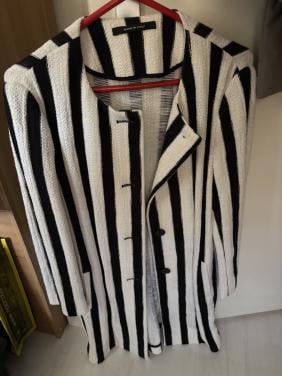 Blazer wit met zwart Italiaans Tagliatore