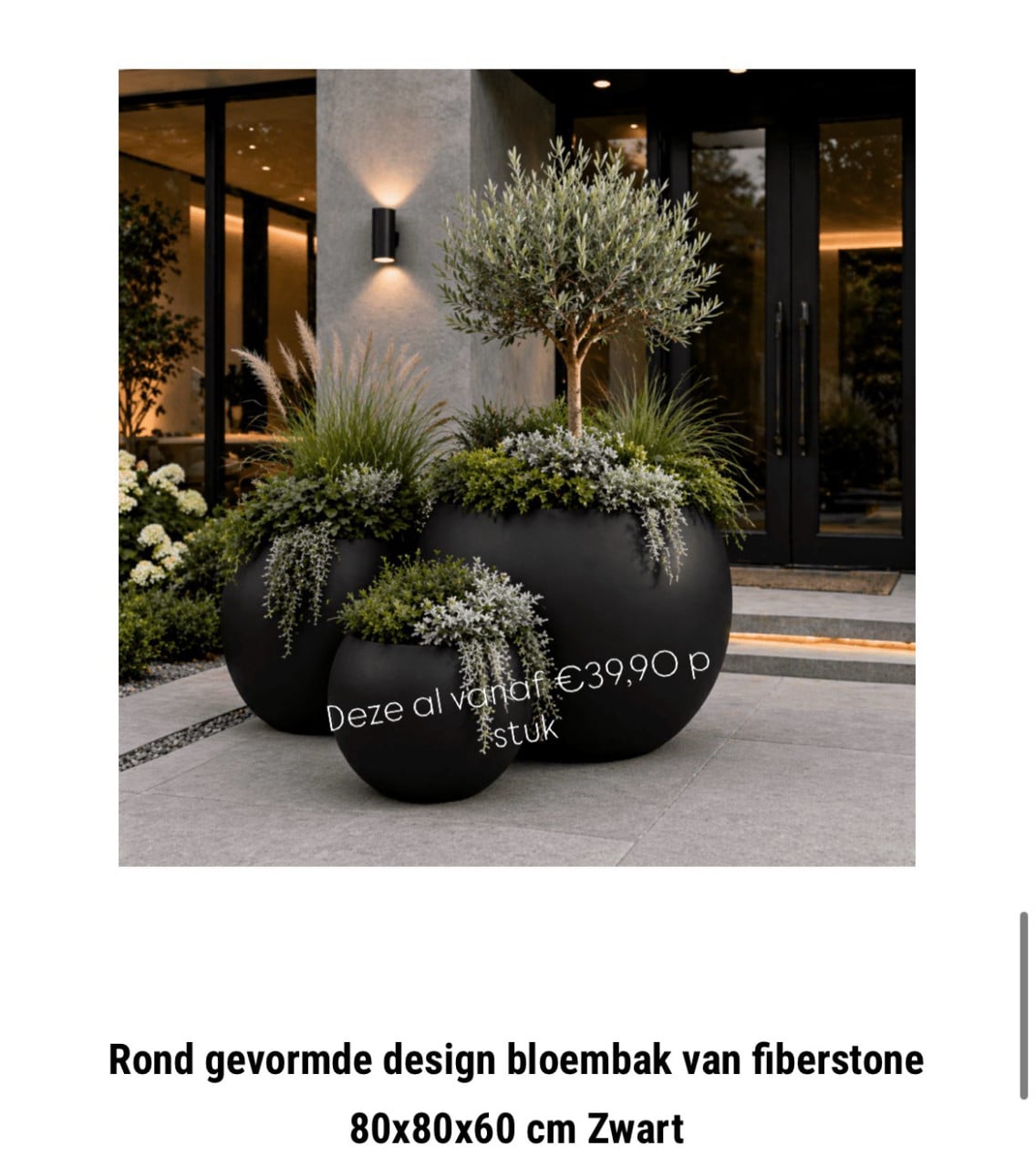 Fiberstone plantenbakken sale