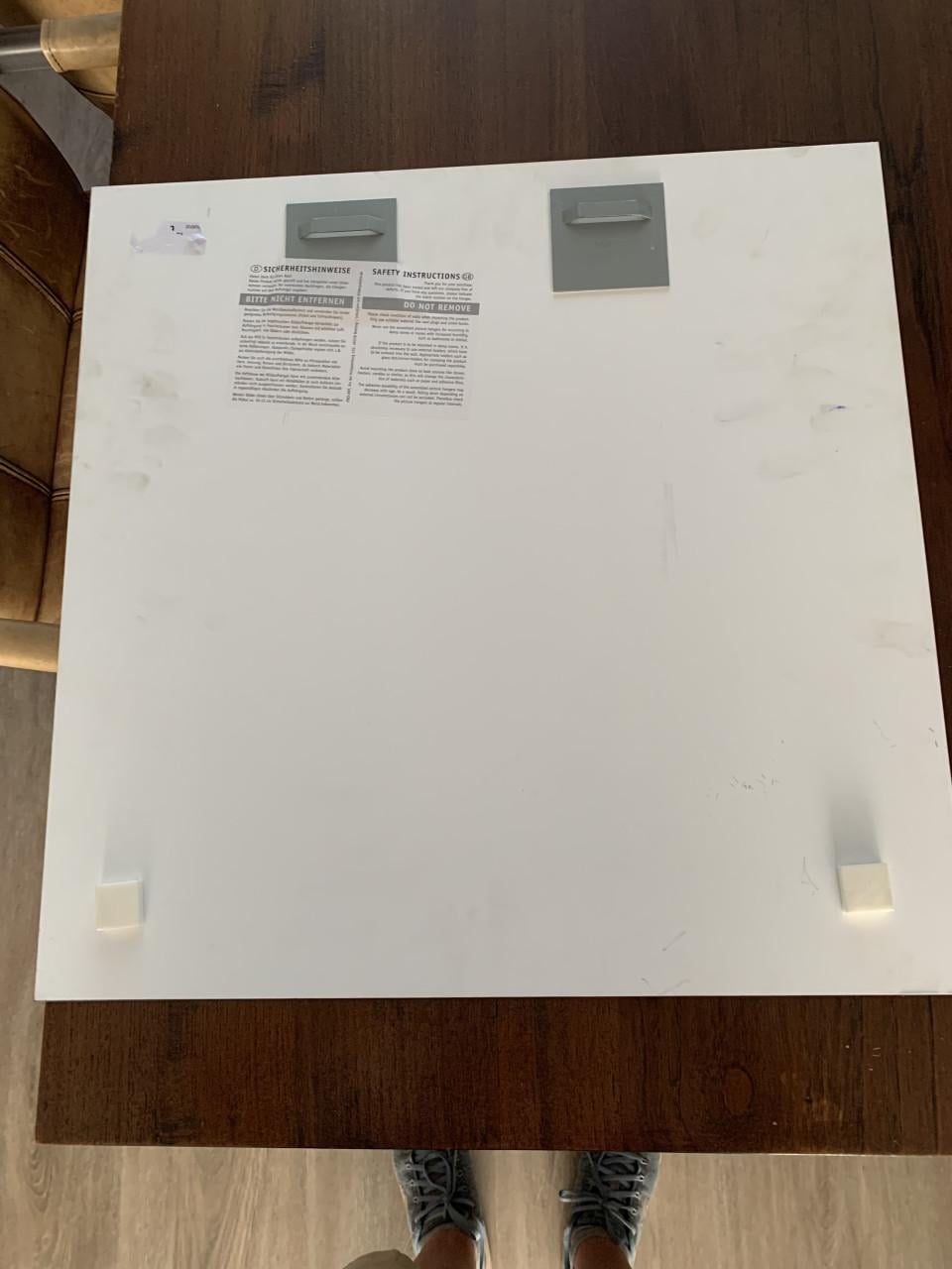 Prachtig schilderij van gehard glas van het merk PURE LIVING
