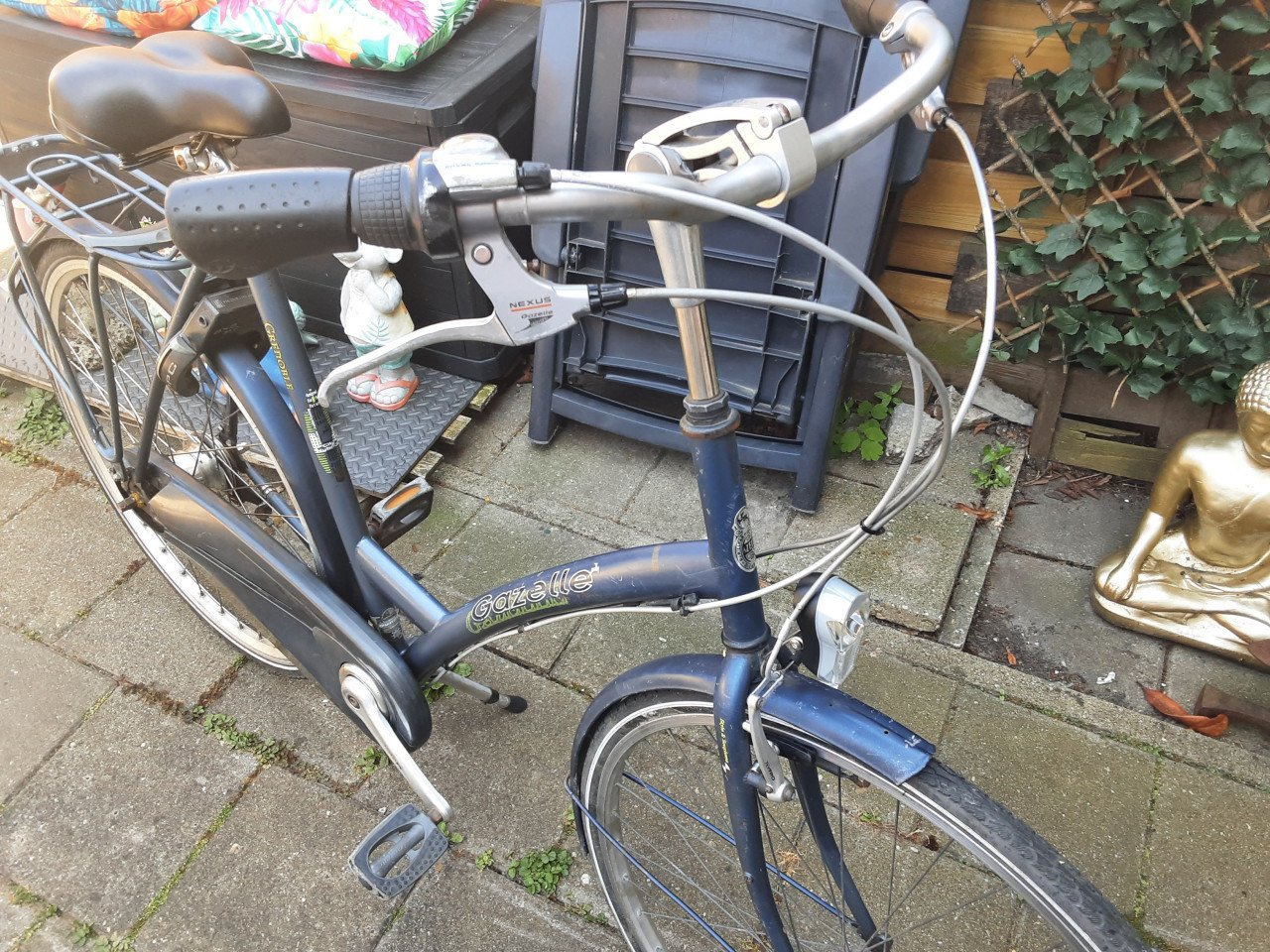 Gazelle damesfiets, 7 speed, rollerbrake rem