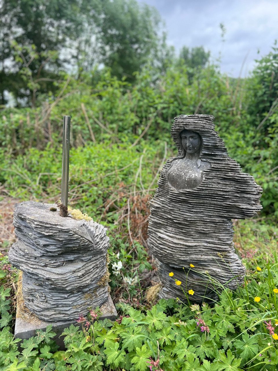 Tuinornament vrouw