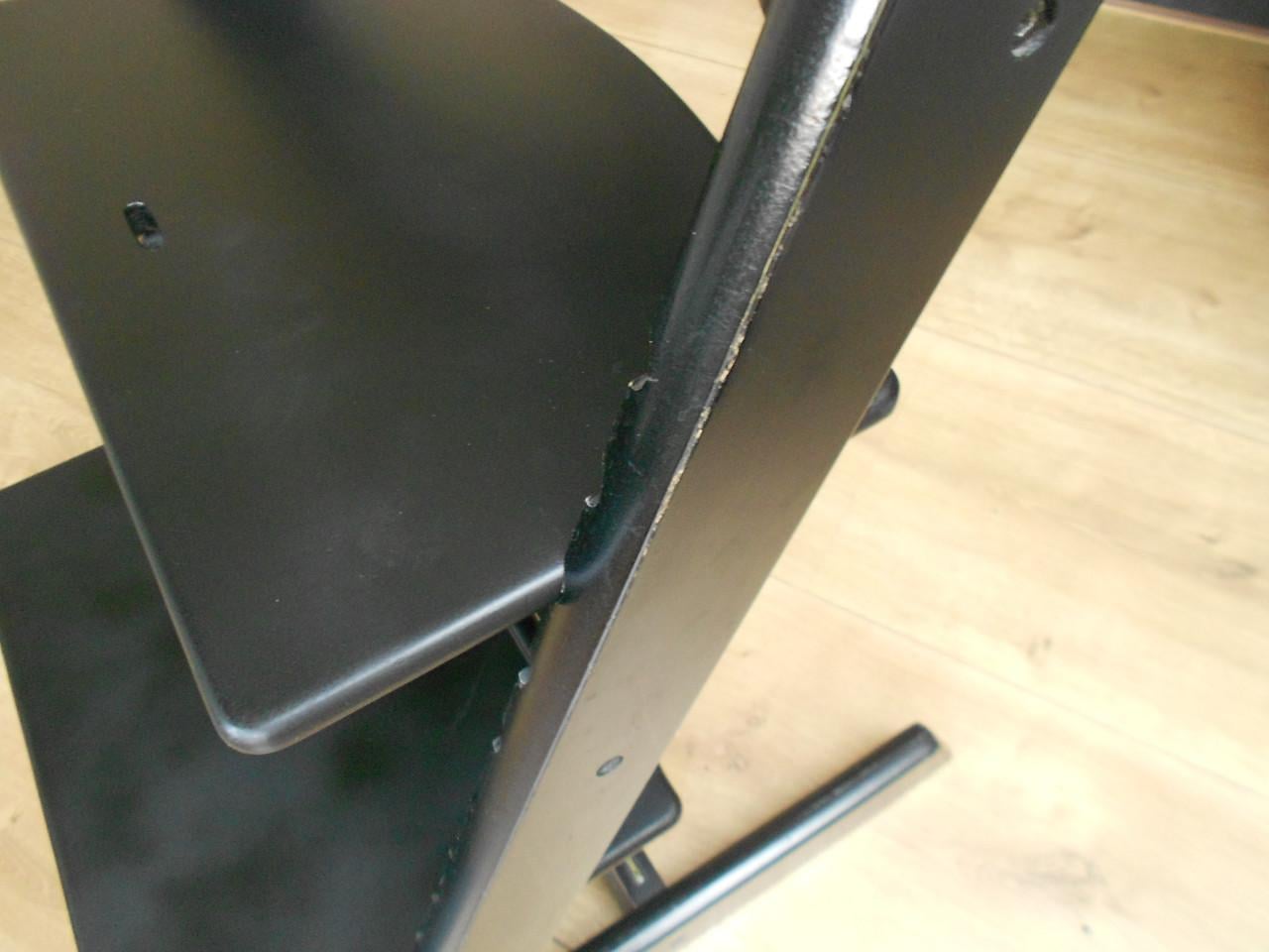 Stokke tripp trapp kinderstoel zwart.