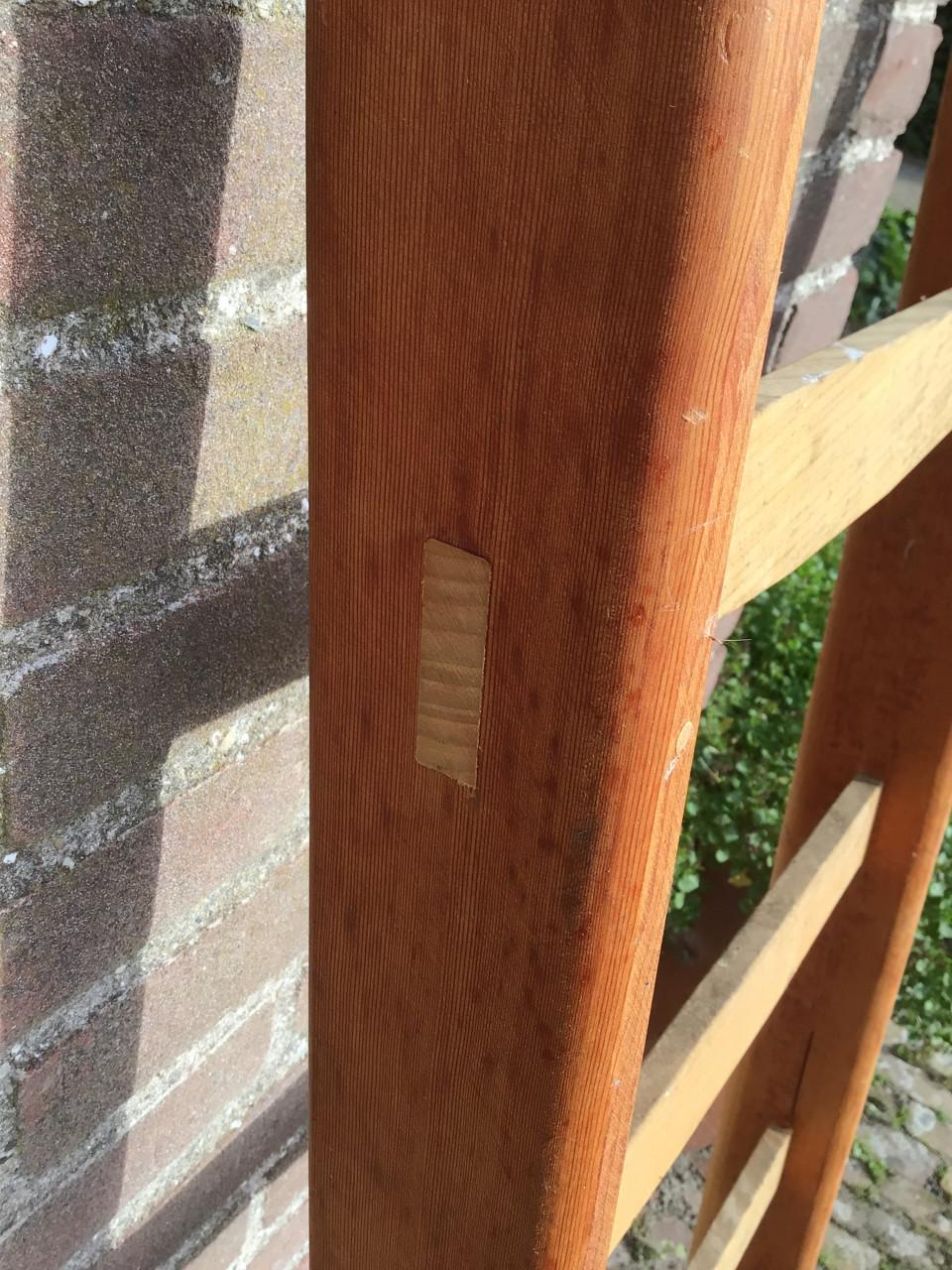 Houten ladder
