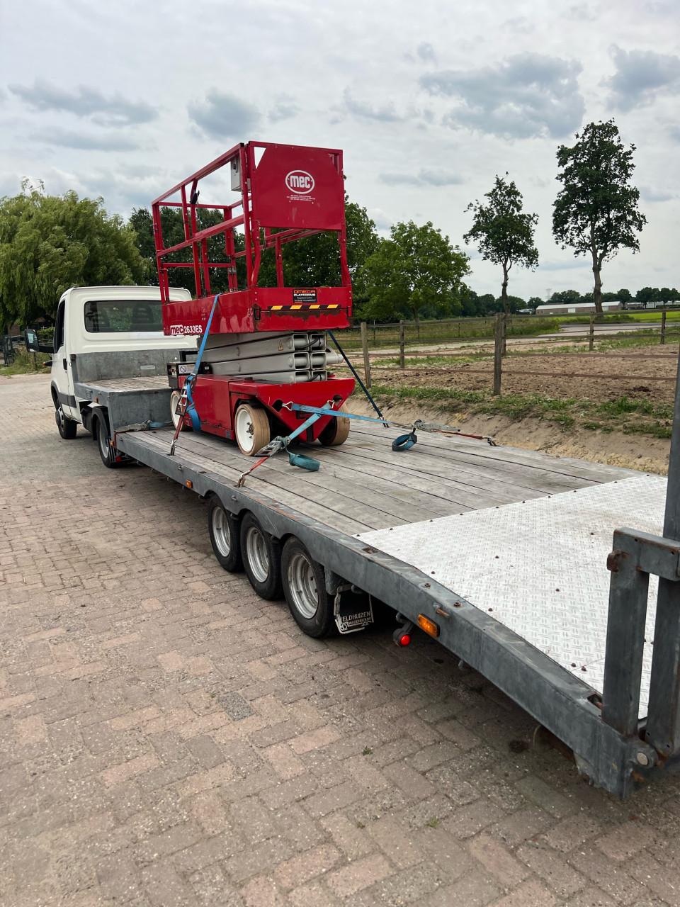 Machine Zwaar of lang transport!!