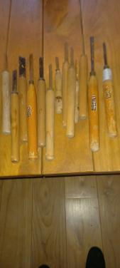 Draaibank beitels 12 stuks