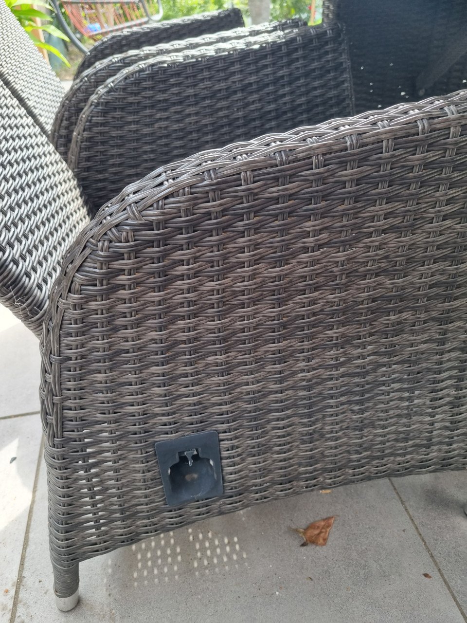 Tuinset tafel met 4 stoelen