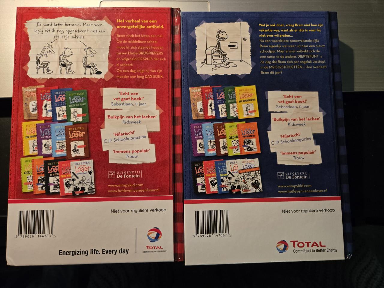 Eerste twee boeken uit de populaire serie Het leven van een Loser