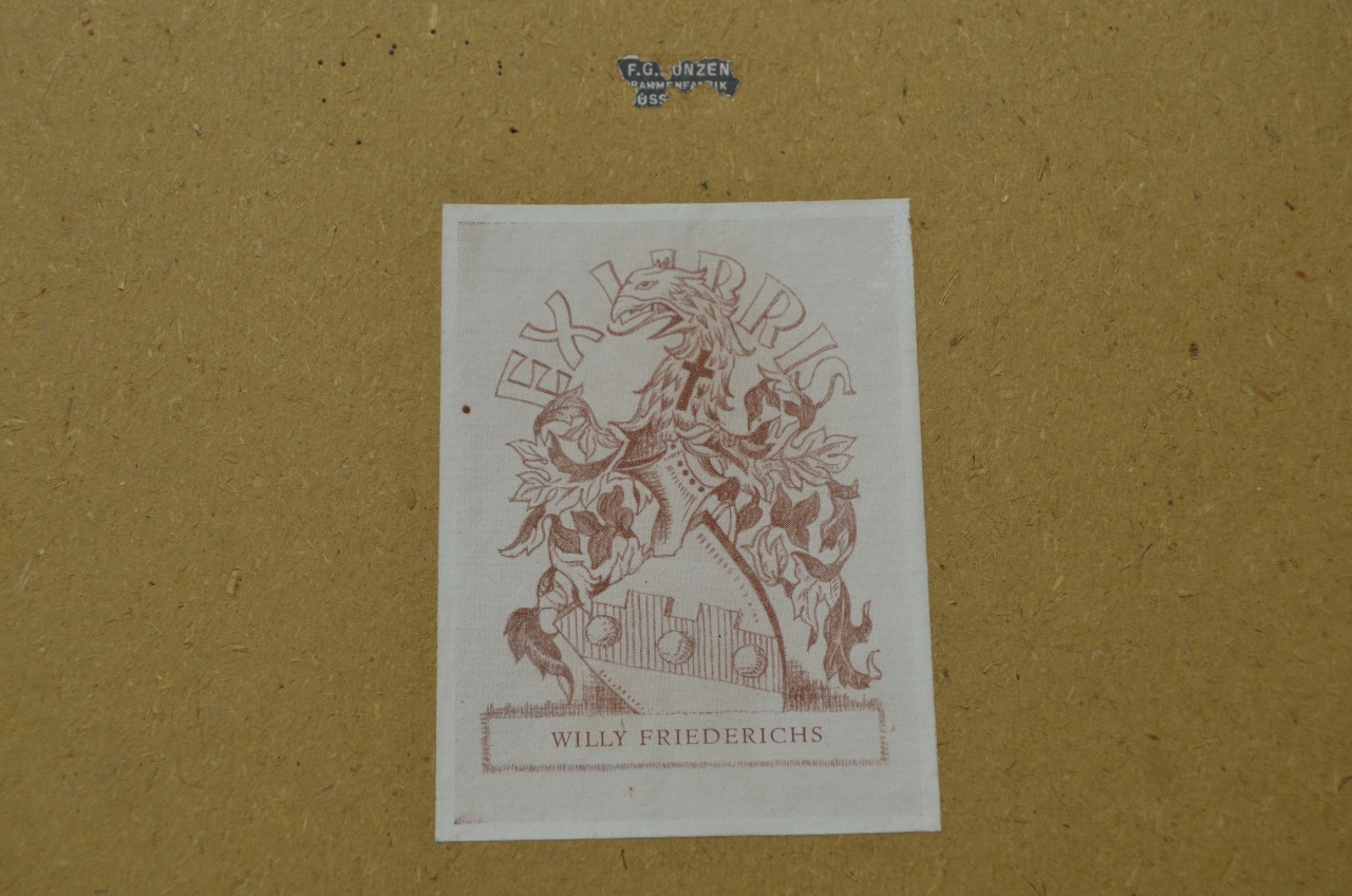 Belgische lithografische prenten van gebouwen (1)