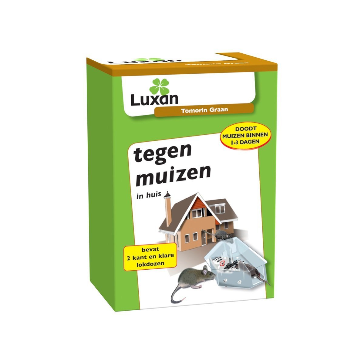 Luxan Tomorin Graan tegen muizen in huis lokdoos