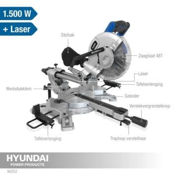 NIEUWE afkortzaag, Hyundai. ACTIE!!!