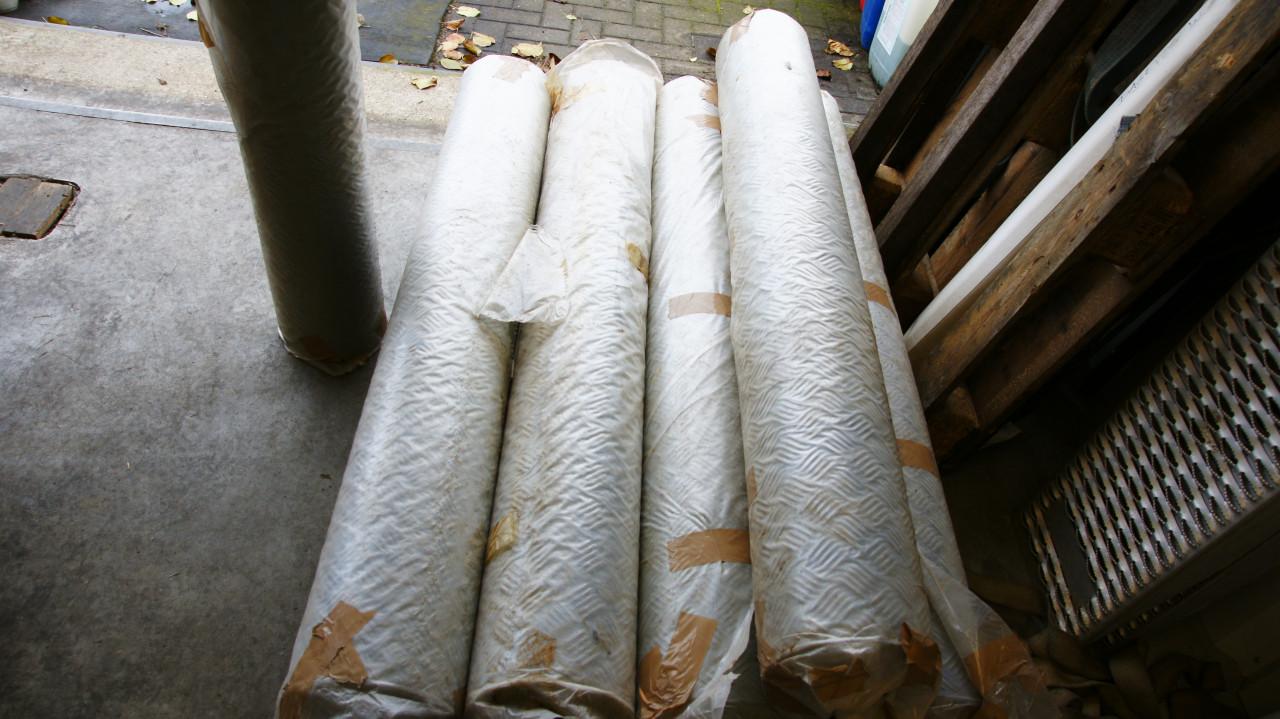 Vloer rubber te koop   grijs traanplaat