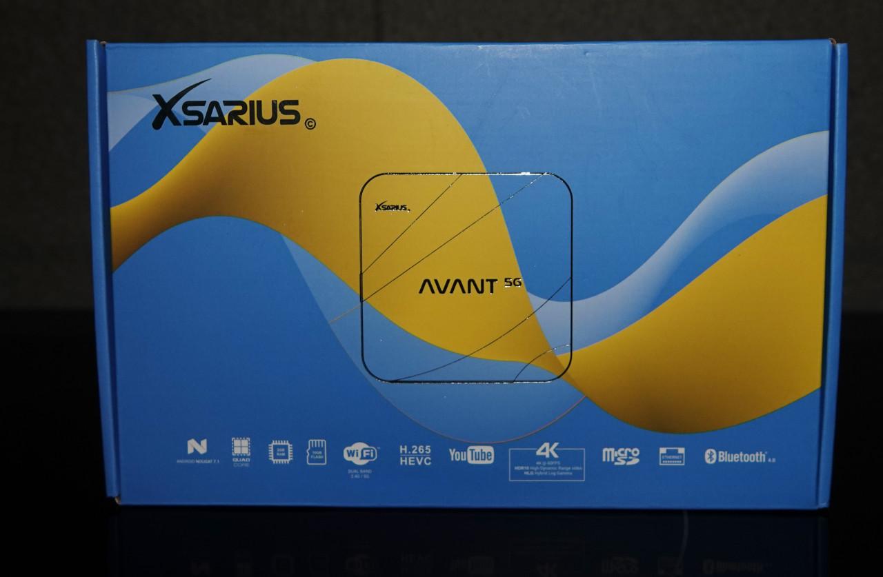 Mediaspeler Xsarius Avant 5G Android 7.1 quad core processor in doos