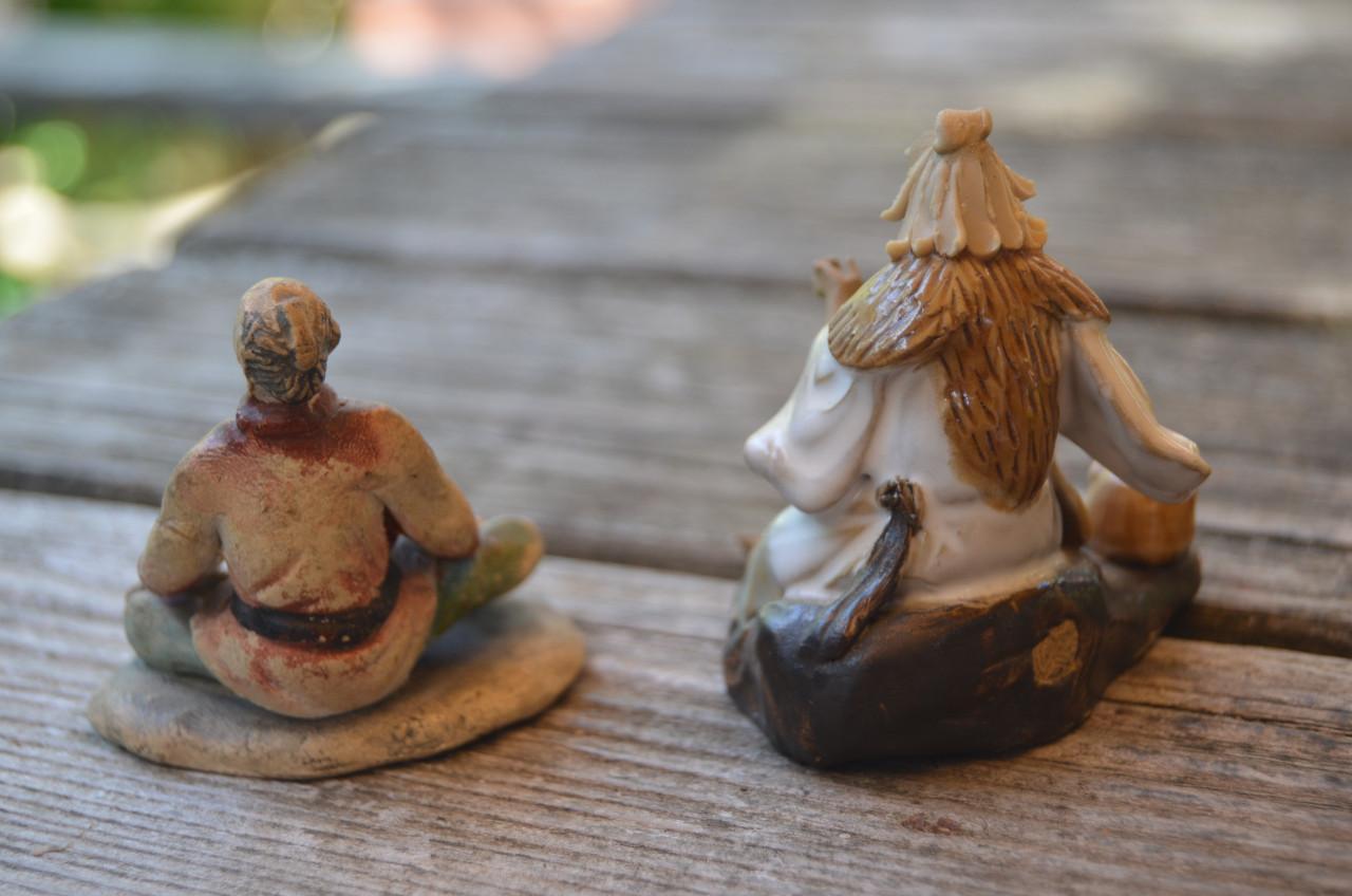 3 Kleine Chinese beeldjes