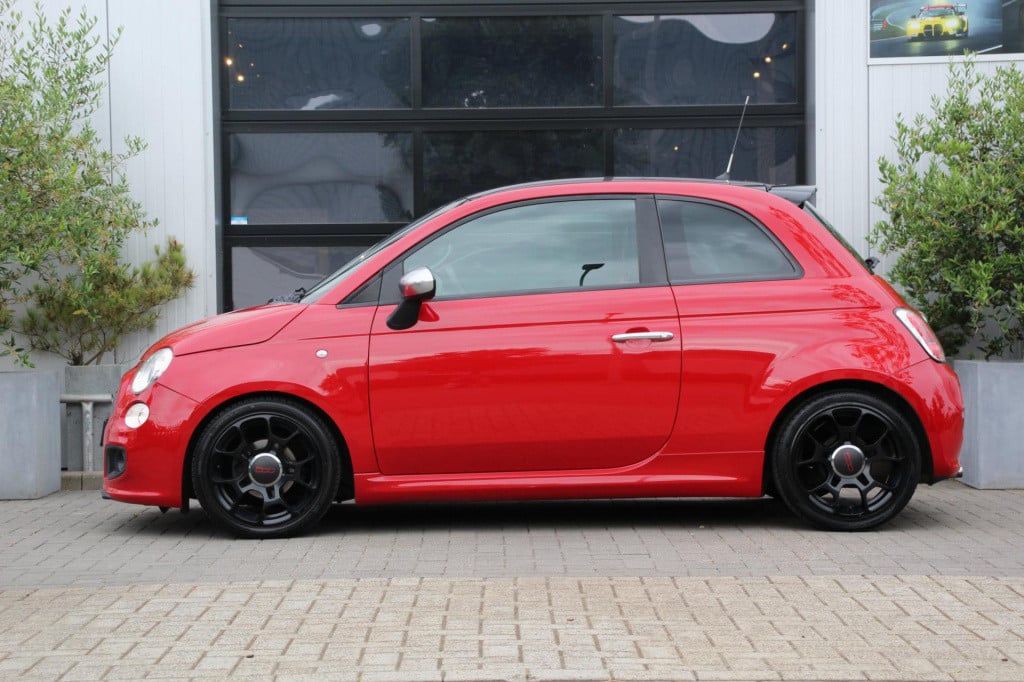 Fiat 500 1.2 500s - leder/alcantara - sport - h&r - aux/usb - nieuwe koppel
