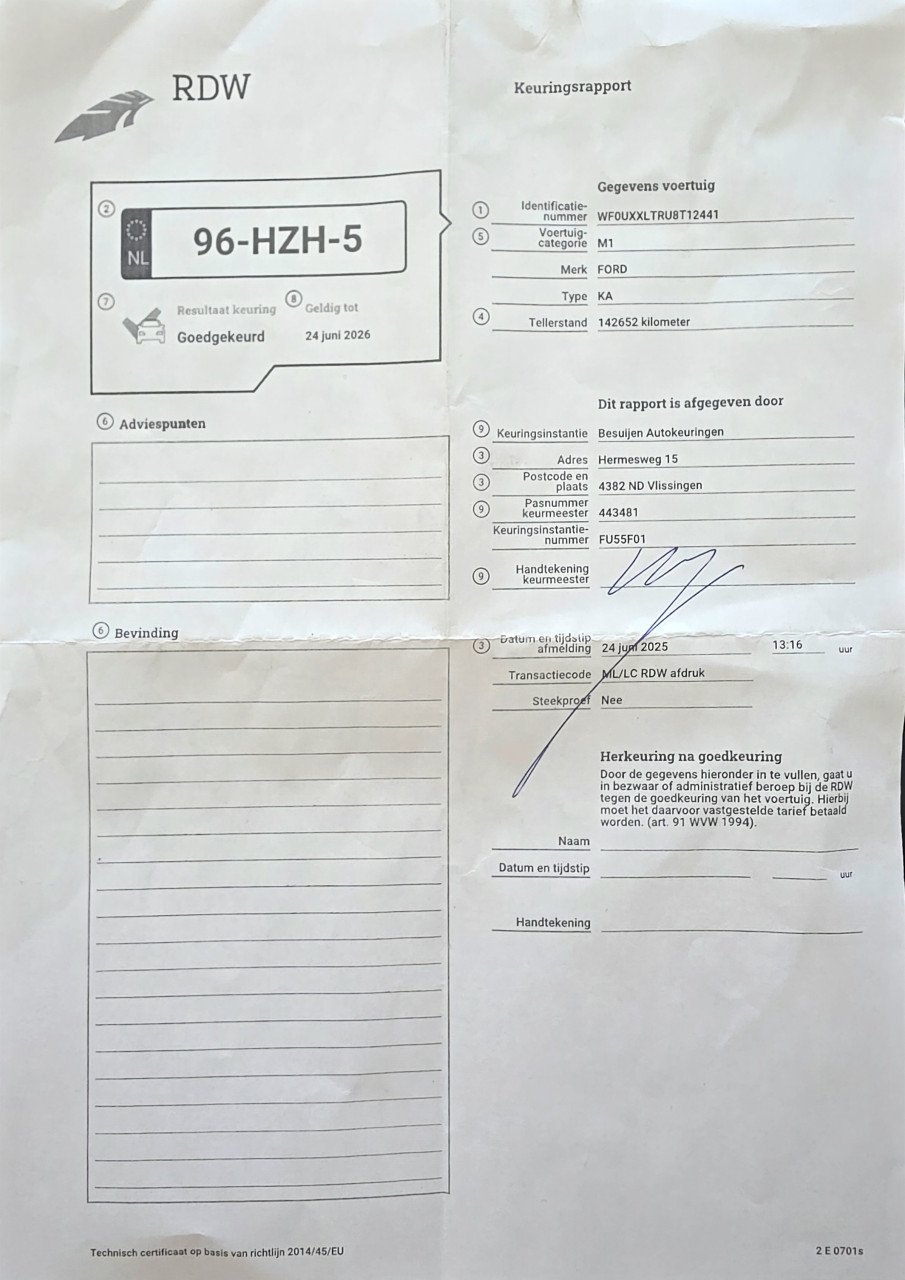 Ford Ka 1.2 Titanium met AIRCO en APK