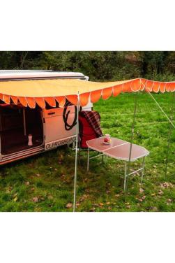 Retro zonneluifel camper/caravan