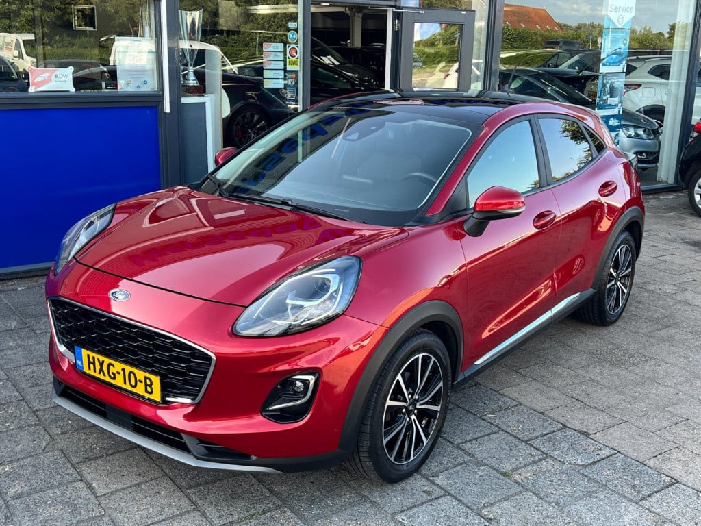 Ford Puma 1.0 ecoboost hybrid st-line x 155 pk, schuif/kanteldak, trekhaak,